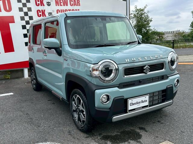 ハスラー ハイブリッドX 全方位モニター付メモリーナビ スズキセーフティサポート LEDヘッド・フォグランプ 本革巻ステアリングホイール 360°プレミアムUV&IRカットガラス USB電源ソケット 純正15インチアルミ(2枚目)