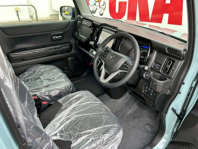 ハスラー ハイブリッドX 全方位モニター付メモリーナビ スズキセーフティサポート LEDヘッド・フォグランプ 本革巻ステアリングホイール 360°プレミアムUV&IRカットガラス USB電源ソケット 純正15インチアルミ(10枚目)