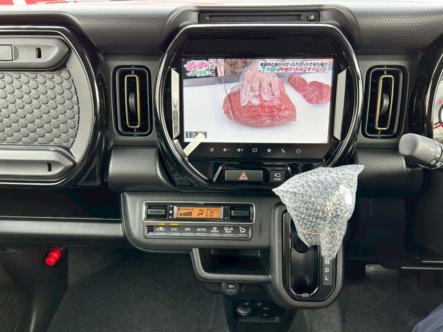 ハスラー ハイブリッドX 全方位モニター付メモリーナビ スズキセーフティサポート LEDヘッド・フォグランプ 本革巻ステアリングホイール 360°プレミアムUV&IRカットガラス USB電源ソケット 純正15インチアルミ(30枚目)