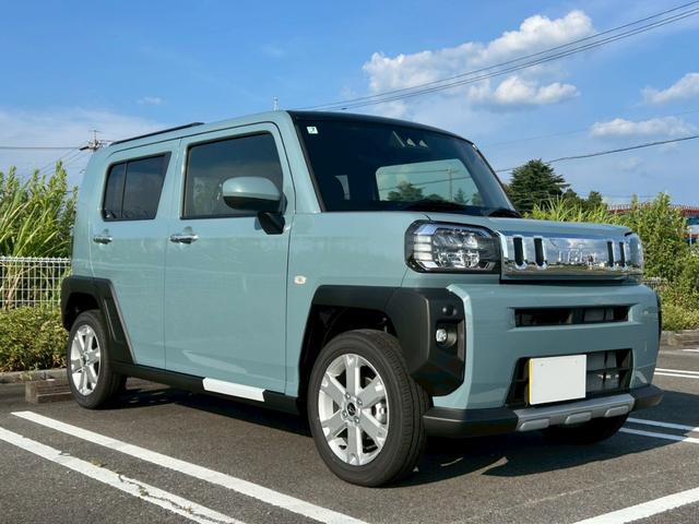 タフト Ｇ　クロムベンチャー　９インチスマホ連携ディスプレイオーディオ　スカイフィールドトップ　ＬＥＤヘッドランプ　電動パーキングブレーキ　運転席・助手席シートヒーター　ウェルカムドアロック解除　１５インチアルミ（2枚目）