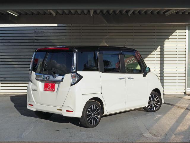 ルーミー カスタムG-T 純正9インチディスプレイオーディオ パノラミックビューモニター フルセグTV スマートアシスト ツートンカラー 両側パワースライド LEDヘッドライト レーダークルーズ 前後ドラレコ シートヒーター(2枚目)