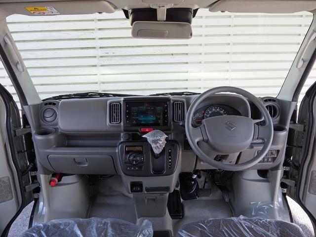 エブリイ Ｊリミテッド　登録済み未使用車　純正ディスプレイオーディオ　バックカメラ　両側パワースライドドア　セーフティサポート　ＬＥＤヘッドライト　オートライト　オートエアコン　アイドリングストップ　シートヒーター（3枚目）