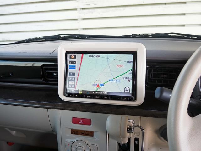 アルトラパン モード 車検整備付き 純正8インチSDナビ 全方位モニター レーダーブレーキサポート ツートンカラー フルセグTV Bluetooth DVD再生 ドライブレコーダー ディスチャージライト シートヒーター(4枚目)