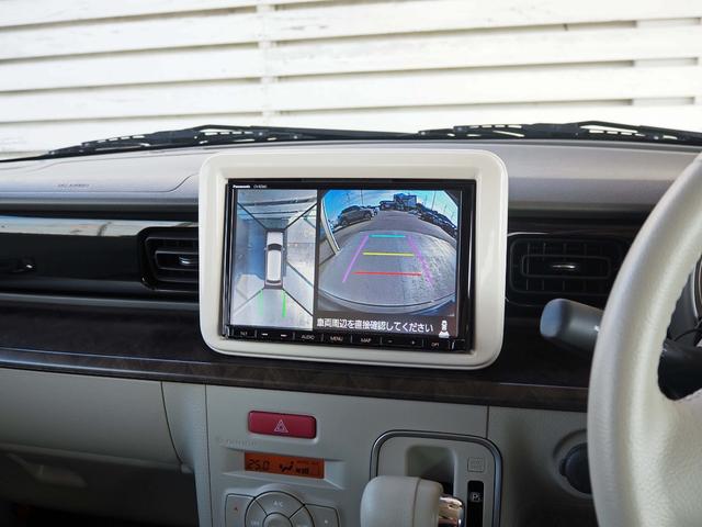 アルトラパン モード 車検整備付き 純正8インチSDナビ 全方位モニター レーダーブレーキサポート ツートンカラー フルセグTV Bluetooth DVD再生 ドライブレコーダー ディスチャージライト シートヒーター(5枚目)