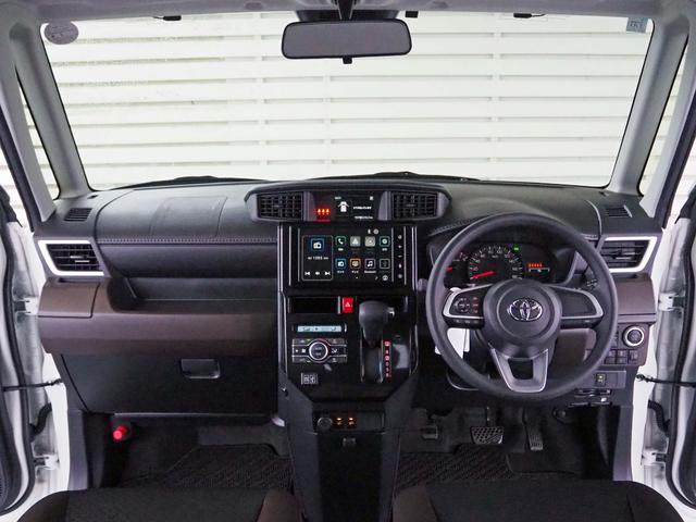 ルーミー Ｘ　純正９インチＤＡ　パノラミックビューモニター　両側パワースライド　スマアシ　前後ソナー　フルセグＴＶ　ＵＳＢ　Ｂｌｕｅｔｏｏｔｈ　ステアリモコン　ＬＥＤヘッドライト　シートヒーター　スマートキー２個（3枚目）