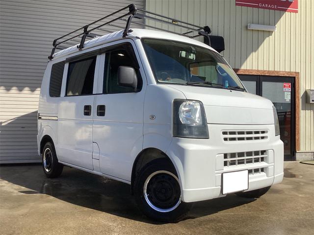 スクラム ＰＡハイルーフ／５速ＭＴ／新品クラッチ交換済み／　ＮＥＷ加工インナーブラックＨライト／ＬＥＤヘッドライトバルブ／前後ドラレコ／デジタルインナーミラー／ディスプレイオーディオ＆バックカメラ／ＥＴＣ／社外ウッドステアリング／タコメーター／ルーフキャリア／（6枚目）