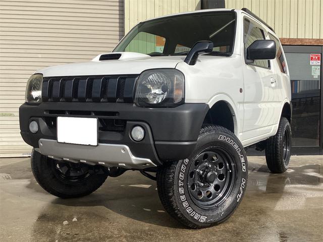 AZオフロード XC/新品リフトUP足廻り/スタッドレスタイヤSET付属 /新品LEDヘッドライト&3インチUP足廻り&IGコイル&スパークプラグ&セルモーター&キングピンベアリング/ラジエター交換済み/社外マフラー/15インチSW/キーレス/禁煙車/色褪せ&腐食&修復無し(47枚目)