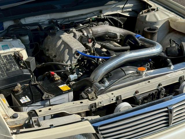 ローレル メダリスト　ＲＢ２５ＤＥＴターボエンジン載替　５速ＭＴ載替　ワンダーフルエアロ　車高調　ワーク１８インチアルミホイール　社外マフラー　トラスト前置きインタークーラー（38枚目）