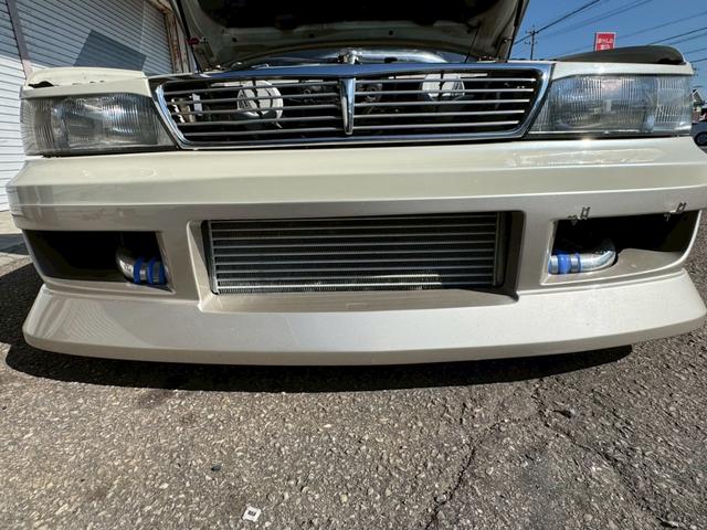 ローレル メダリスト　ＲＢ２５ＤＥＴターボエンジン載替　５速ＭＴ載替　ワンダーフルエアロ　車高調　ワーク１８インチアルミホイール　社外マフラー　トラスト前置きインタークーラー（40枚目）