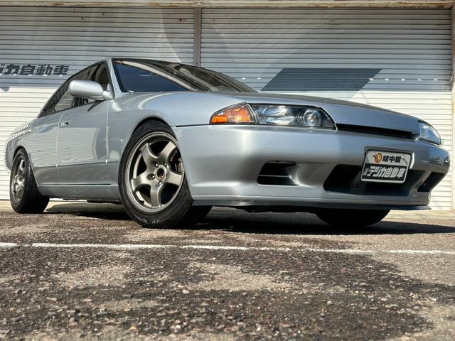 スカイライン ＧＴＳタイプＸ　ＲＢ２０ＤＥボルトオンターボ　ミッション載替　車高調　Ｒ３２ＧＴ－Ｒホイール　社外マフラー　エアクリ　同色全塗装　タイミングベルト　ウォーターポンプ交換（10枚目）