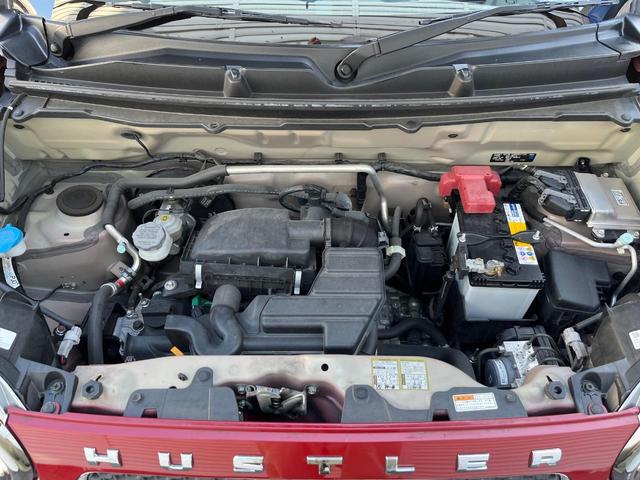 ハスラー G 純正SDナビ 衝突被害軽減システム スマートキー ETC オートエアコン Bluetooth CD DVD再生 フルセグ(17枚目)