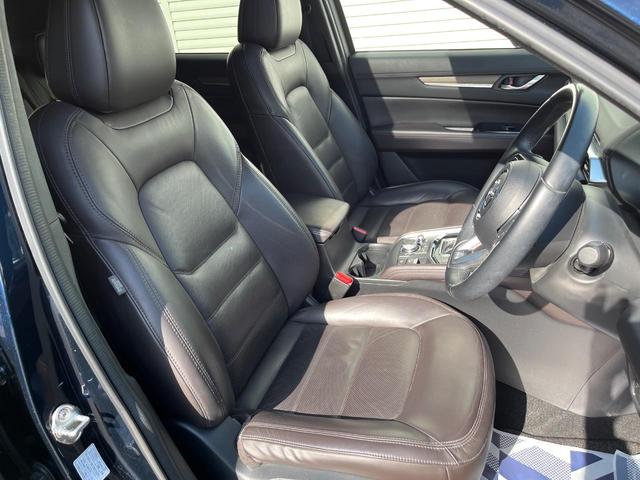 CX-5 XD エクスクルーシブモード サンルーフ 純正SDナビ 全周囲カメラ レーダークルーズ 電動リアゲート レザーシート 前席シートエアコン コーナーセンサー スマートキー LEDヘッド ETC 車線逸脱警報(12枚目)