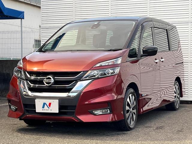 セレナ ハイウェイスター Vセレクション エアロ 両側電動ドア 後席モニター バックカメラ 衝突被害軽減システム ドラレコ スマートキー LEDヘッド ビルトインETC クルコン 純正 オートライト オートエアコン Bluetooth CD(49枚目)