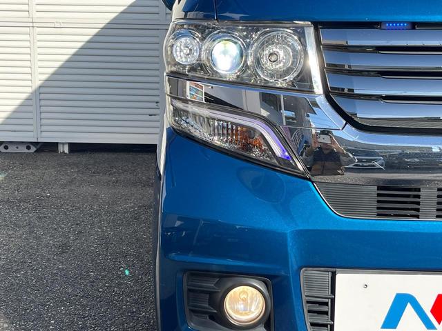 N-BOXカスタム G・ターボパッケージ 純正SDナビ 両側電動ドア スマートキー HIDヘッド ETC クルコン 純正15インチアルミ オートライト オートエアコン CD DVD再生 地デジ パドルシフト(12枚目)