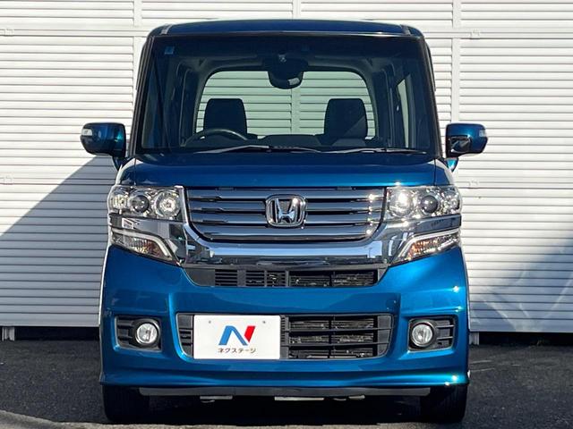N-BOXカスタム G・ターボパッケージ 純正SDナビ 両側電動ドア スマートキー HIDヘッド ETC クルコン 純正15インチアルミ オートライト オートエアコン CD DVD再生 地デジ パドルシフト(14枚目)