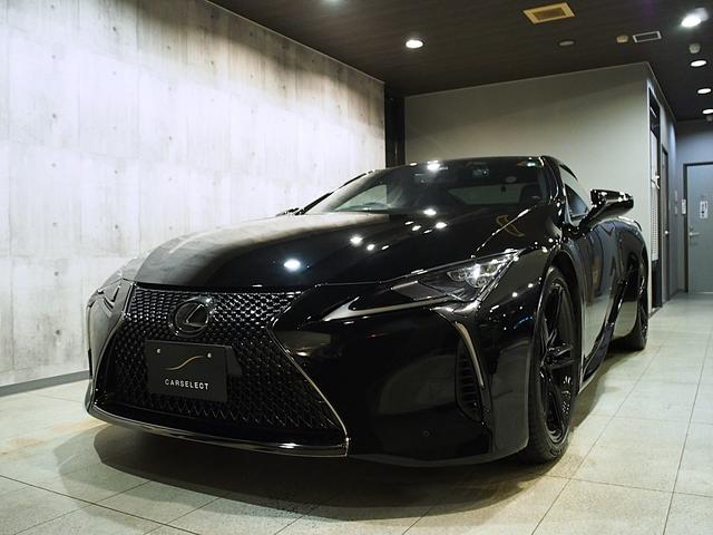 ＬＣ ＬＣ５００　アビエーション　限定車　カーボンルーフ　カーボンスポイラー　マークレビンソン　アルカンターラインテリア　鍛造２１ＡＷ　２１２ブラック　ＨＵＤ　レクサスセーフティ　３眼ＬＥＤヘッドライト（4枚目）