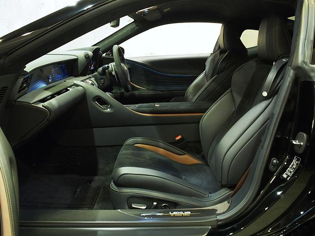 ＬＣ ＬＣ５００　アビエーション　限定車　カーボンルーフ　カーボンスポイラー　マークレビンソン　アルカンターラインテリア　鍛造２１ＡＷ　２１２ブラック　ＨＵＤ　レクサスセーフティ　３眼ＬＥＤヘッドライト（14枚目）