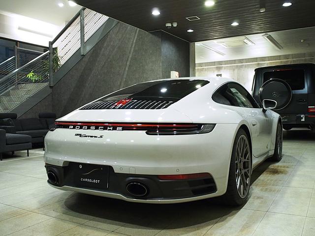 911 911カレラS OP429 クレヨン スポーツクロノ フロントリフト スポーツエグゾースト レザーインテリア RS Spyder20/21AW Race-Texルーフライニング ベンチレーション ACC PASM(11枚目)