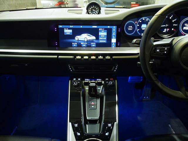 911 911カレラS OP429 クレヨン スポーツクロノ フロントリフト スポーツエグゾースト レザーインテリア RS Spyder20/21AW Race-Texルーフライニング ベンチレーション ACC PASM(15枚目)