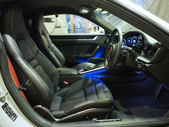 911 911カレラS OP429 クレヨン スポーツクロノ フロントリフト スポーツエグゾースト レザーインテリア RS Spyder20/21AW Race-Texルーフライニング ベンチレーション ACC PASM(17枚目)