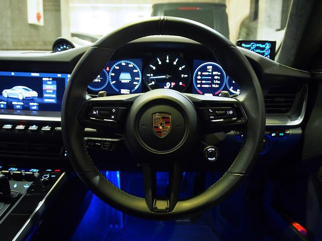 911 911カレラS OP429 クレヨン スポーツクロノ フロントリフト スポーツエグゾースト レザーインテリア RS Spyder20/21AW Race-Texルーフライニング ベンチレーション ACC PASM(22枚目)