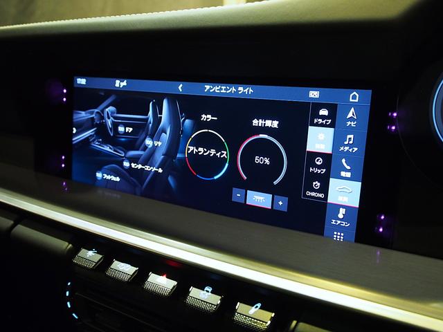 911 911カレラS OP429 クレヨン スポーツクロノ フロントリフト スポーツエグゾースト レザーインテリア RS Spyder20/21AW Race-Texルーフライニング ベンチレーション ACC PASM(27枚目)