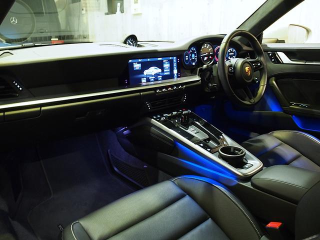 911 911カレラS OP429 クレヨン スポーツクロノ フロントリフト スポーツエグゾースト レザーインテリア RS Spyder20/21AW Race-Texルーフライニング ベンチレーション ACC PASM(41枚目)