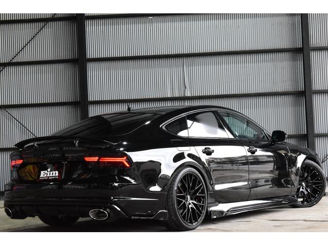 Ａ７スポーツバック ３．０ＴＦＳＩクワトロ　後期モデル　Ａｒｃａｎａ　Ｐｅｒｆｏｒｍａｎｃｅ　Ａｒｃｎボディキット　Ａｒｃｎ２０インチＡＷ新品車高調　ＡＬＬ新品パーツカスタム　テールスモーク　ティファニーブルーキャリパー　ブラックレザーシート（12枚目）