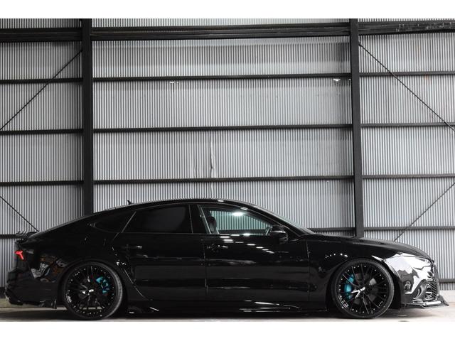 Ａ７スポーツバック ３．０ＴＦＳＩクワトロ　後期モデル　Ａｒｃａｎａ　Ｐｅｒｆｏｒｍａｎｃｅ　Ａｒｃｎボディキット　Ａｒｃｎ２０インチＡＷ新品車高調　ＡＬＬ新品パーツカスタム　テールスモーク　ティファニーブルーキャリパー　ブラックレザーシート（64枚目）