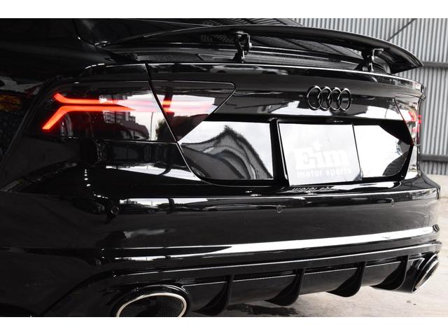 Ａ７スポーツバック ３．０ＴＦＳＩクワトロ　後期モデル　Ａｒｃａｎａ　Ｐｅｒｆｏｒｍａｎｃｅ　Ａｒｃｎボディキット　Ａｒｃｎ２０インチＡＷ新品車高調　ＡＬＬ新品パーツカスタム　テールスモーク　ティファニーブルーキャリパー　ブラックレザーシート（67枚目）