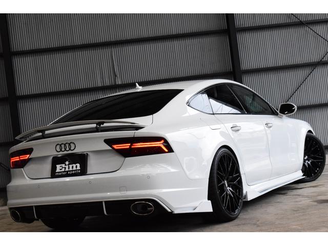Ａ７スポーツバック ２．０ＴＦＳＩクワトロ　後期モデル　Ａｒｃａｎａ　Ｐｅｒｆｏｒｍａｎｃｅ　Ａｒｃｎボディキット　Ａｒｃｎ２０インチＡＷ　新品車高調　ＡＬＬ新品パーツカスタム　テールスモーク　オレンジキャリパー　ブラックレザーシート（11枚目）