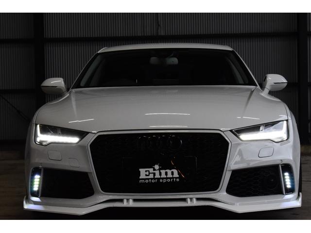Ａ７スポーツバック ２．０ＴＦＳＩクワトロ　後期モデル　Ａｒｃａｎａ　Ｐｅｒｆｏｒｍａｎｃｅ　Ａｒｃｎボディキット　Ａｒｃｎ２０インチＡＷ　新品車高調　ＡＬＬ新品パーツカスタム　テールスモーク　オレンジキャリパー　ブラックレザーシート（12枚目）