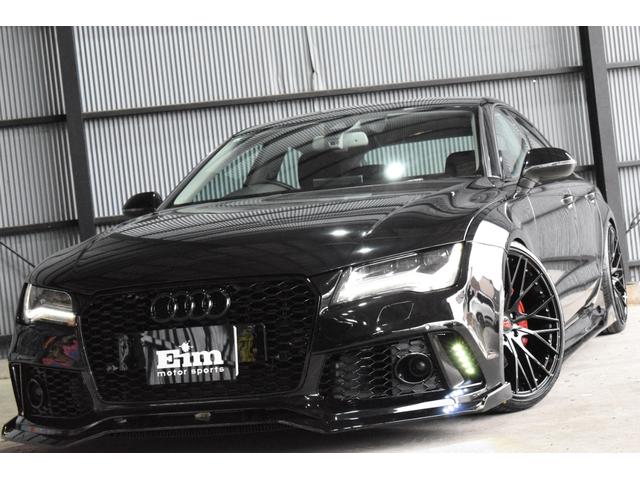 Ａ７スポーツバック ３．０ＴＦＳＩクワトロ　前期モデル　Ａｒｃａｎａ　Ｐｅｒｆｏｒｍａｎｃｅ　Ａｒｃｎボディキット　Ａｒｃｎ２０インチＡＷ　新品車高調　ＡＬＬ新品パーツカスタム　テールスモーク　レッドキャリパー　ブラックレザーシート（2枚目）
