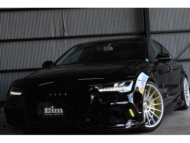 Ａ７スポーツバック ２．０ＴＦＳＩクワトロ　後期モデル　Ａｒｃａｎａ　Ｐｅｒｆｏｒｍａｎｃｅ　ｃｏｍｐｌｅｔｅ車輛　ａｒｔＦＯＲＭ２０インチＡＷ　新品車高調　イエローキャリパー　テールスモーク　ＢＯＳＥサウンド（2枚目）
