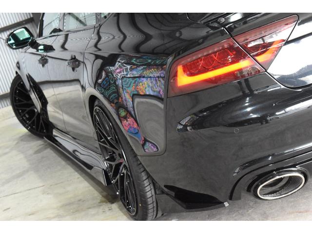 A7スポーツバック 3.0TFSIクワトロ 前期モデル Arcana Performance Arcnボディキット 新品車高調 Arcn20インチAW テールランプスモーク BOSEサウンド ブラックレザーシート(70枚目)