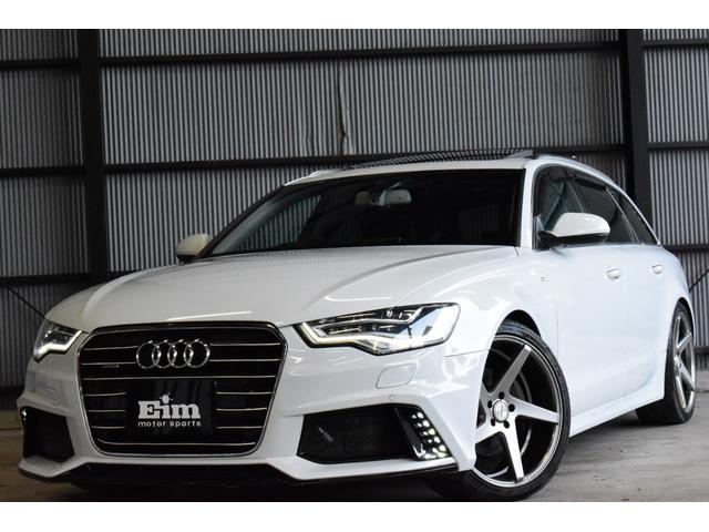 A6アバント 2.8FSIクワトロ 前期モデル Alpilフロントバンパー・リアデュフューザー・20インチAWLEDフォグライト KW車高調 サンルーフ ブラックレザーシート LEDヘッド・テールライト BOSEサウンド バックカメラ(2枚目)