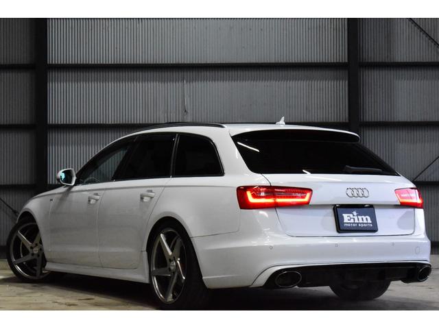 A6アバント 2.8FSIクワトロ 前期モデル Alpilフロントバンパー・リアデュフューザー・20インチAWLEDフォグライト KW車高調 サンルーフ ブラックレザーシート LEDヘッド・テールライト BOSEサウンド バックカメラ(12枚目)