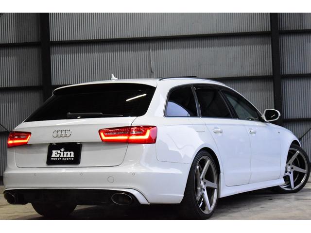 A6アバント 2.8FSIクワトロ 前期モデル Alpilフロントバンパー・リアデュフューザー・20インチAWLEDフォグライト KW車高調 サンルーフ ブラックレザーシート LEDヘッド・テールライト BOSEサウンド バックカメラ(13枚目)