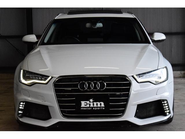 A6アバント 2.8FSIクワトロ 前期モデル Alpilフロントバンパー・リアデュフューザー・20インチAWLEDフォグライト KW車高調 サンルーフ ブラックレザーシート LEDヘッド・テールライト BOSEサウンド バックカメラ(14枚目)