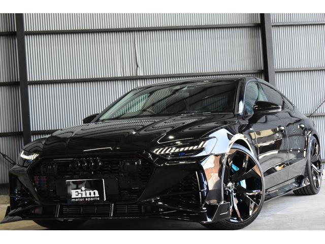 A7スポーツバック 55TFSIクワトロ デビューパッケージ 1stエディション RSタイプフロントバンパーグリル Arcn22インチAW Arcnリアデュフューザー・サイドスカート 各所ブラックアウト ローダウン テールスモークHDマトリクスLEDヘッドライト(2枚目)