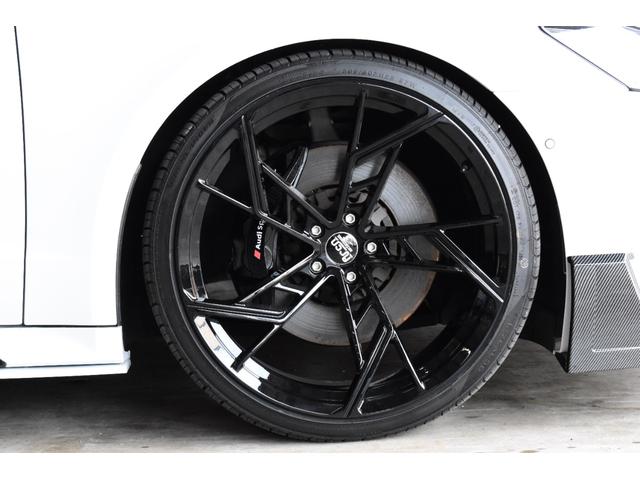 Ａ７スポーツバック ５５ＴＦＳＩクワトロ　Ｓライン　ＲＳタイプフロントバンパー・サイドステップ　Ａｒｃｎフロントリップ・サイドカナード・リアデュフューザー　Ａｒｃｎ２２インチＡＷ　ローダウン　ＨＤマトリクスＬＥＤヘッドライト　各所ブラックアウト（63枚目）