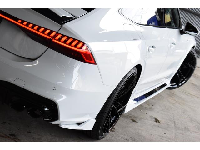 Ａ７スポーツバック ５５ＴＦＳＩクワトロ　Ｓライン　ＲＳタイプフロントバンパー・サイドステップ　Ａｒｃｎフロントリップ・サイドカナード・リアデュフューザー　Ａｒｃｎ２２インチＡＷ　ローダウン　ＨＤマトリクスＬＥＤヘッドライト　各所ブラックアウト（67枚目）