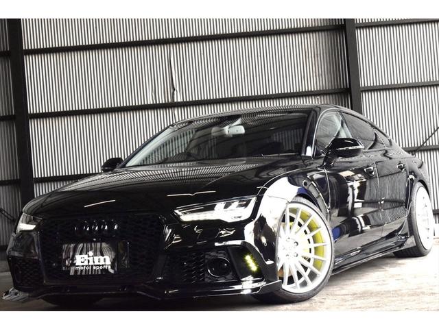 Ａ７スポーツバック ２．０ＴＦＳＩクワトロ　後期モデルＡｒｃａｎａ　Ｐｅｒｆｏｒｍａｎｃｅ　Ａｒｃｎボディキット　ＡｒｔＦｏｒｍ２０インチＡＷ　新品車高調　ＡＬＬ新品パーツカスタム　テールライトスモーク　ブラックキャリパー　ブラウンレザーシート（2枚目）