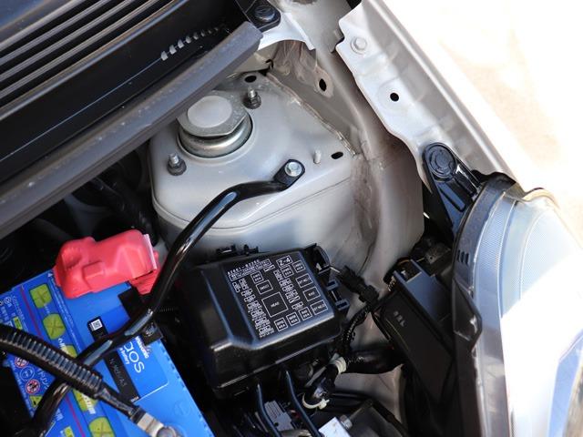 ミライース X 禁煙車 塗装アセ無し ヘッドライト黄ばみ濁り無し エンジンルームサビ腐食無し アップルカープレイ対応ディスプレイオーディオ ETC 社外14インチアルミ スペアキー付 エコアイドル付(10枚目)