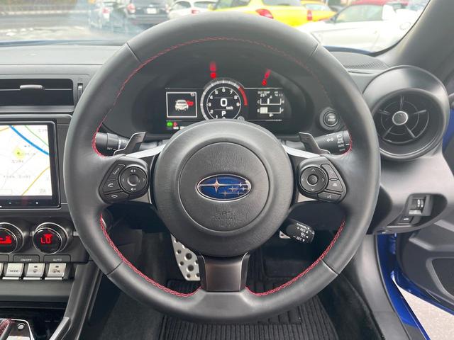 BRZ S アイサイト カロッツェリア9型サイバーナビ LEDアクセサリーライナー バックカメラ ETC ドラレコ シートヒーター 純正18インチアルミ スマートキー パドルシフト デュアルオートエアコン(36枚目)