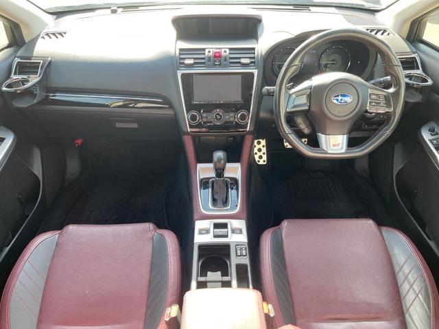 レヴォーグ 1.6STIスポーツアイサイト アドバンスドセイフティPKG 純正SDナビ サイド/バックカメラ LEDライナー メモリー付きパワーシート ボルドー/ブラックツートン革スポーツシート LEDヘッド 純正18インチアルミ ETC(2枚目)