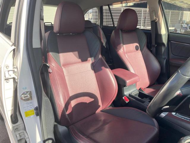 レヴォーグ 1.6STIスポーツアイサイト アドバンスドセイフティPKG 純正SDナビ サイド/バックカメラ LEDライナー メモリー付きパワーシート ボルドー/ブラックツートン革スポーツシート LEDヘッド 純正18インチアルミ ETC(8枚目)