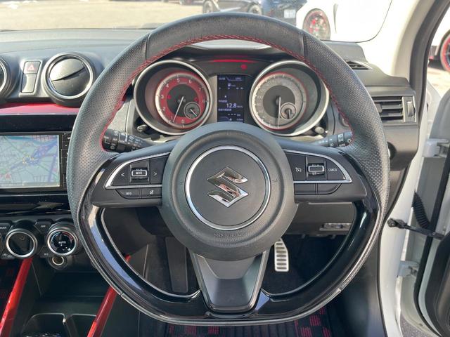 スイフトスポーツ ベースグレード　６速ＭＴ　ロッソモデロマフラー　ＳＤナビ　バックカメラ　ＥＴＣ　シートヒーター　専用スポーツシート　１７インチアルミホイール　クルーズコントロール　スマートキー（38枚目）