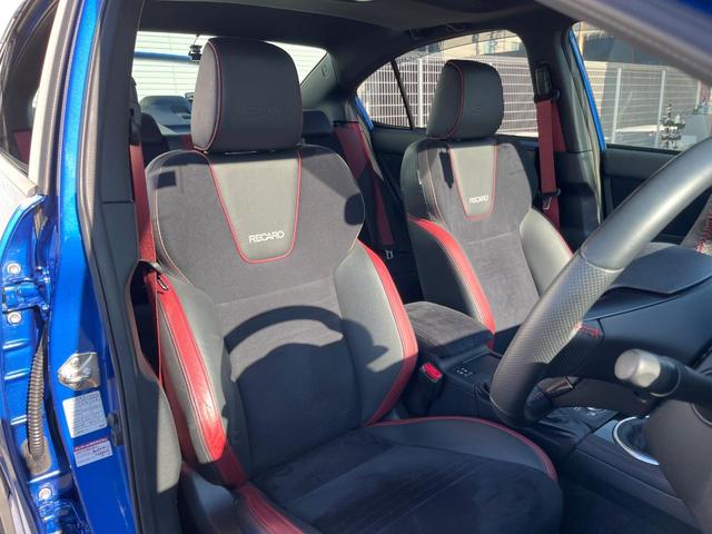 WRX STI STI タイプS 最終F型 サンルーフ RECARO製シート STIスタイルパッケージ 大型リアスポイラー LEDライナー アドバンスドセーフティ 純正8型ビルトインナビ フロント・サイド・バックカメラ 純正19インチ(12枚目)