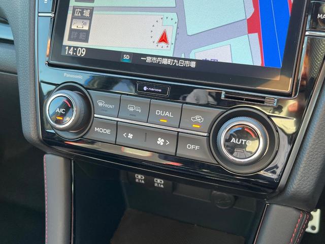 WRX STI STI タイプS 最終F型 サンルーフ RECARO製シート STIスタイルパッケージ 大型リアスポイラー LEDライナー アドバンスドセーフティ 純正8型ビルトインナビ フロント・サイド・バックカメラ 純正19インチ(54枚目)